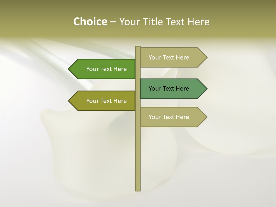 Blumengru Valentinsgru Elegant PowerPoint Template