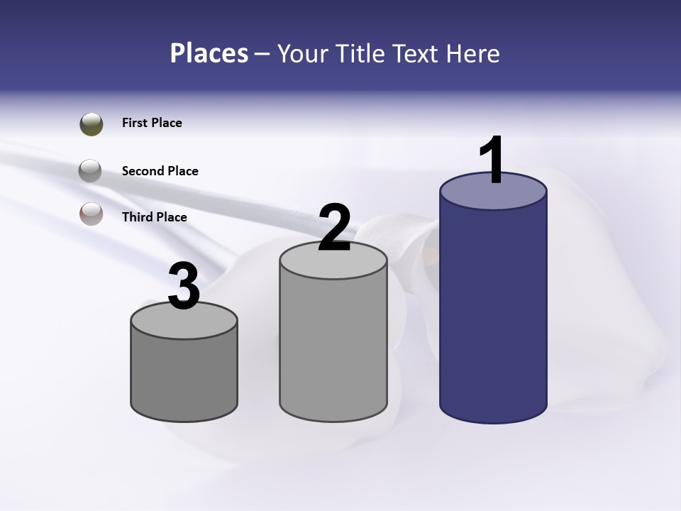 Liebe Formen Zantedeschia Aethiopica PowerPoint Template