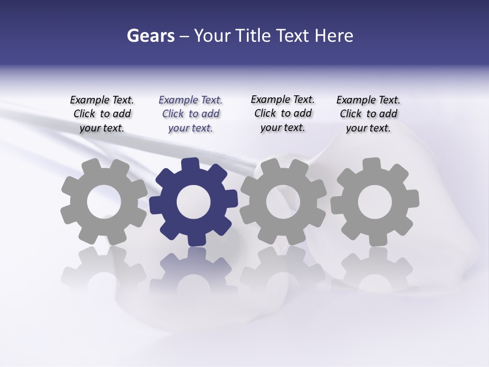 Liebe Formen Zantedeschia Aethiopica PowerPoint Template