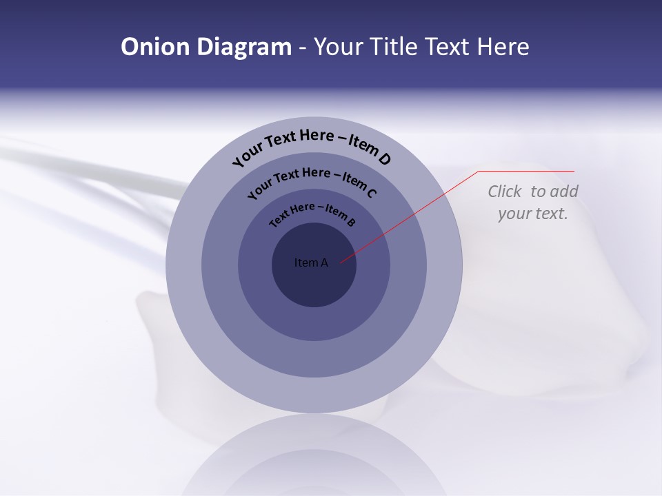 Liebe Formen Zantedeschia Aethiopica PowerPoint Template
