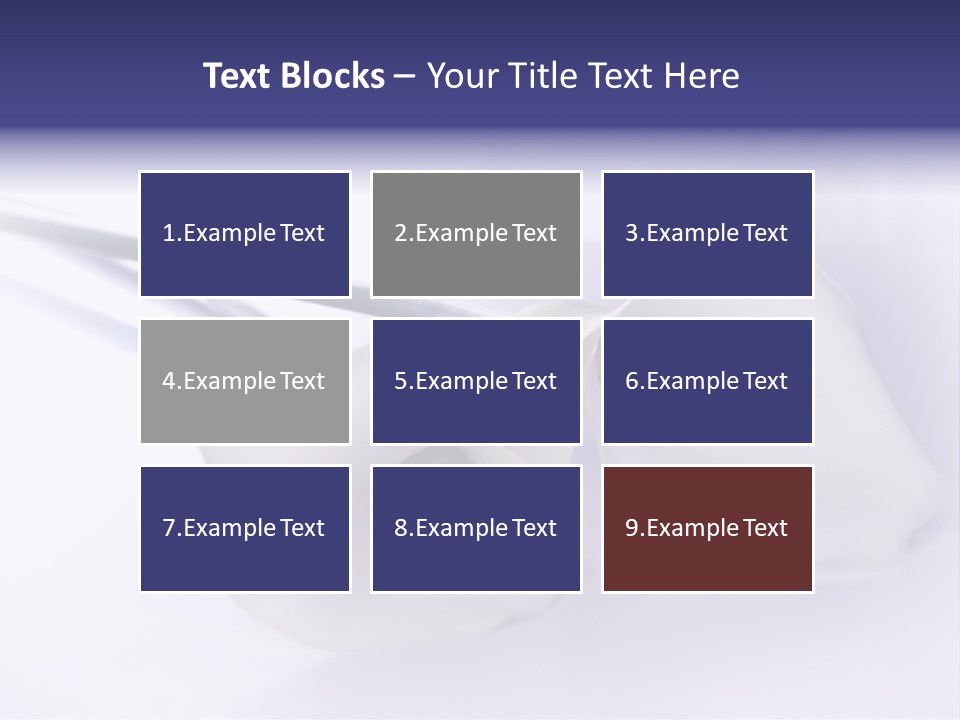 Liebe Formen Zantedeschia Aethiopica PowerPoint Template