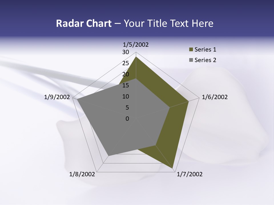 Liebe Formen Zantedeschia Aethiopica PowerPoint Template