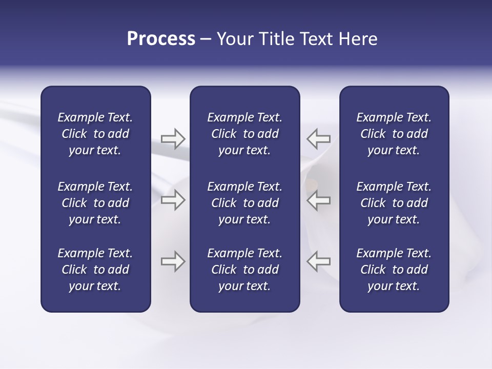 Liebe Formen Zantedeschia Aethiopica PowerPoint Template