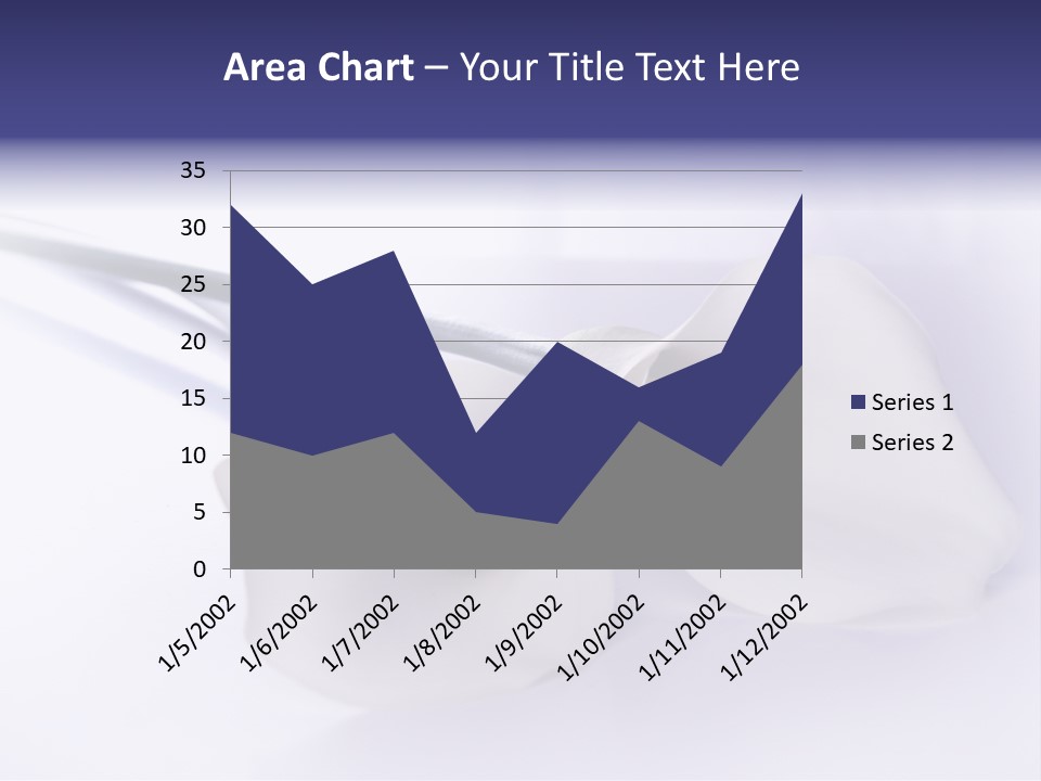 Liebe Formen Zantedeschia Aethiopica PowerPoint Template