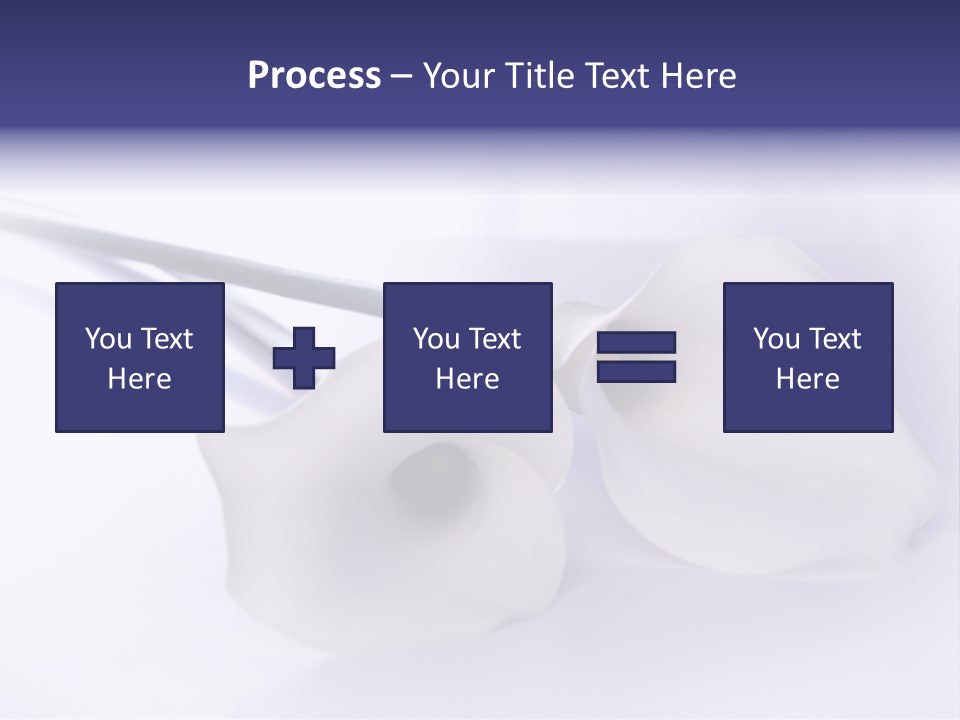 Liebe Formen Zantedeschia Aethiopica PowerPoint Template
