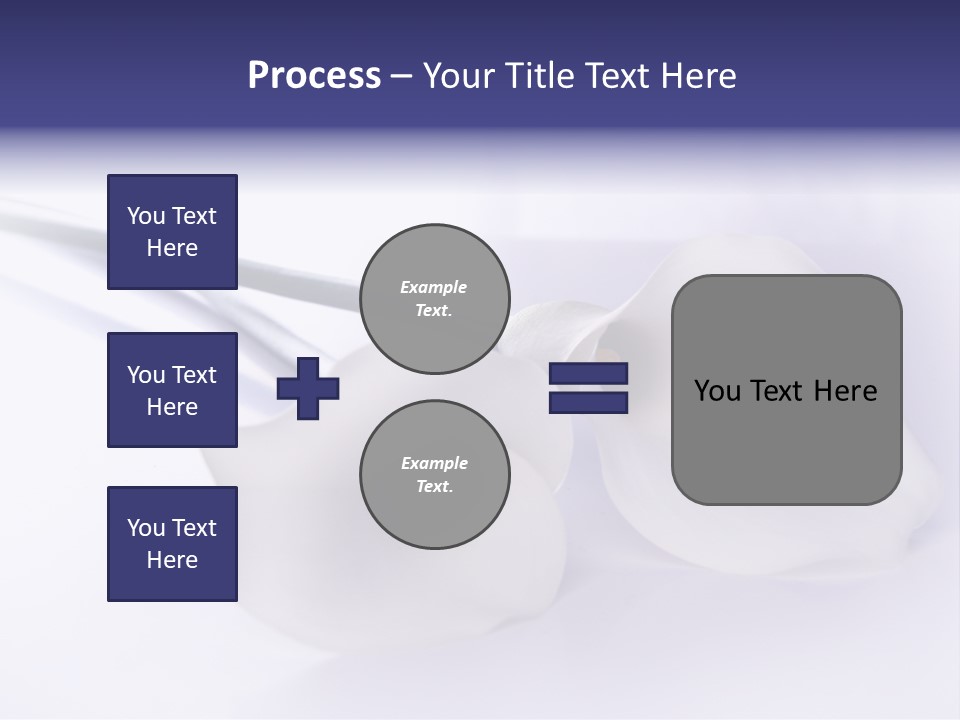 Liebe Formen Zantedeschia Aethiopica PowerPoint Template