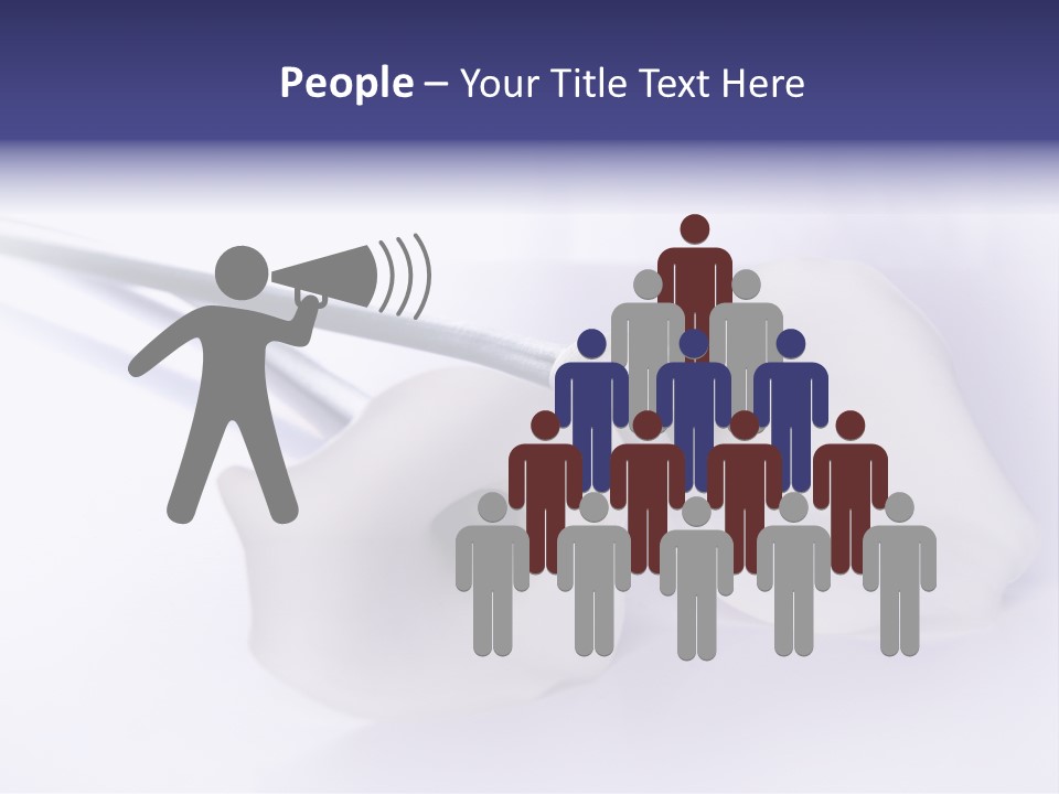 Liebe Formen Zantedeschia Aethiopica PowerPoint Template