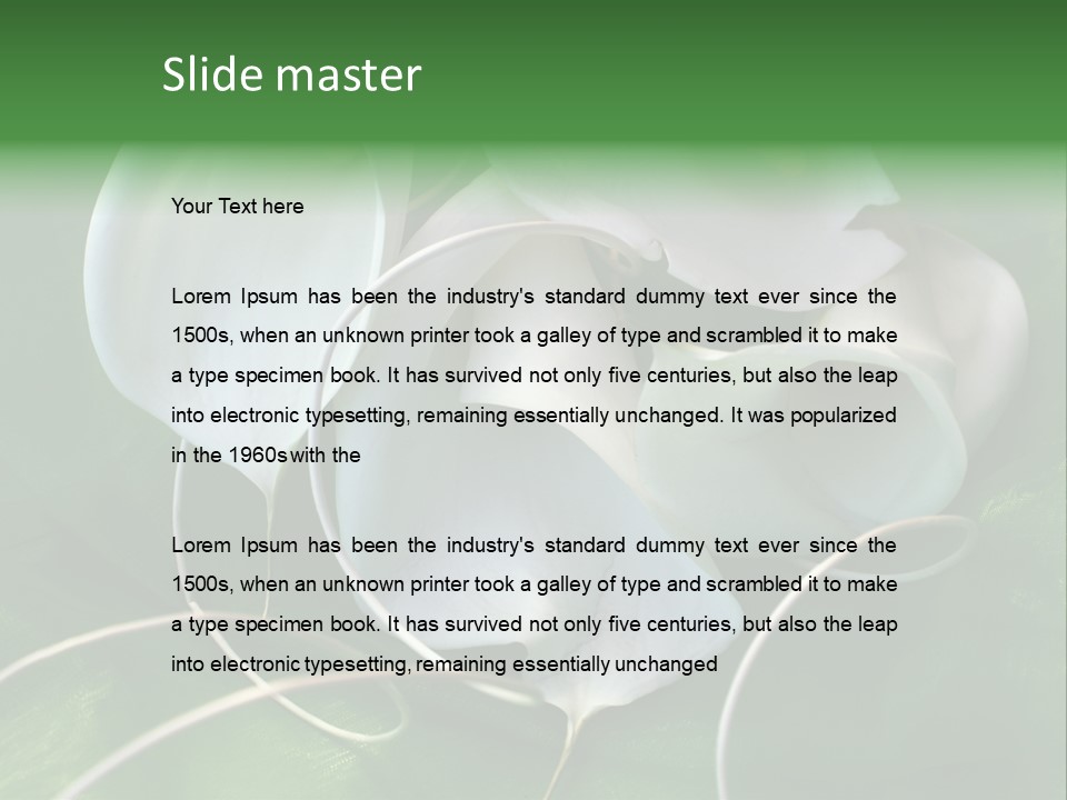 Blumenstrauss Muttertag Blumen PowerPoint Template