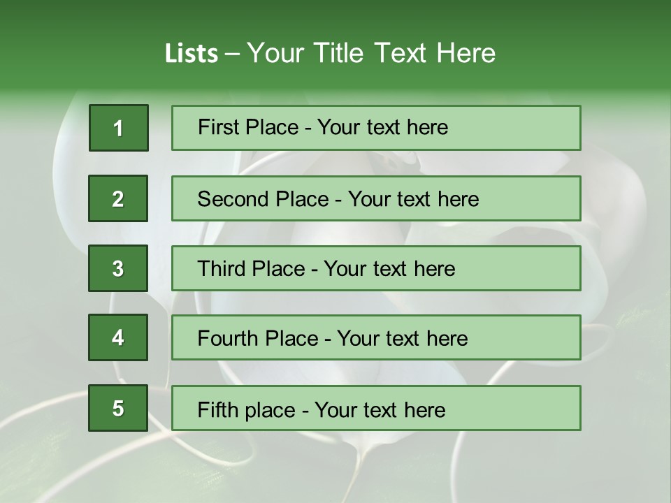 Blumenstrauss Muttertag Blumen PowerPoint Template
