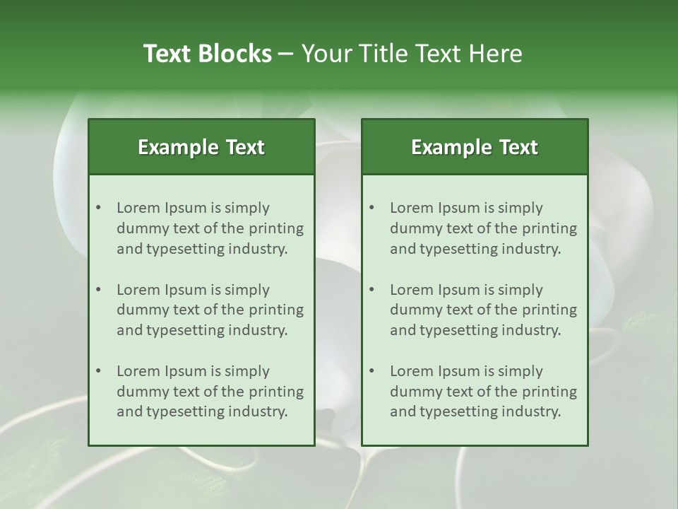 Blumenstrauss Muttertag Blumen PowerPoint Template