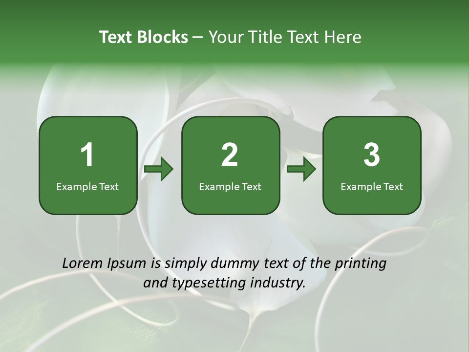 Blumenstrauss Muttertag Blumen PowerPoint Template
