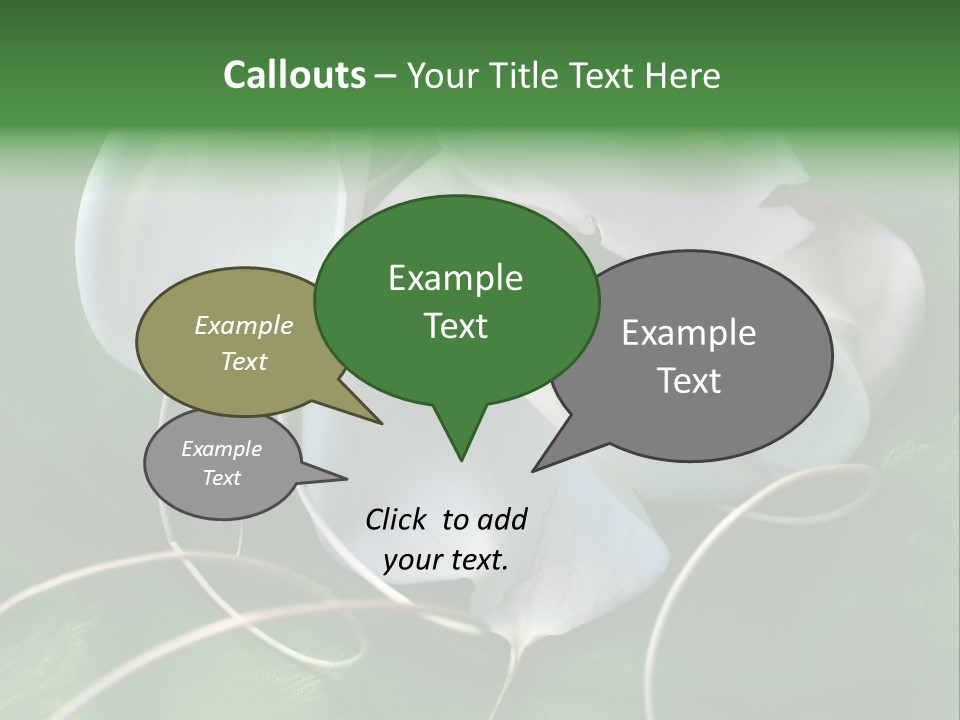 Blumenstrauss Muttertag Blumen PowerPoint Template