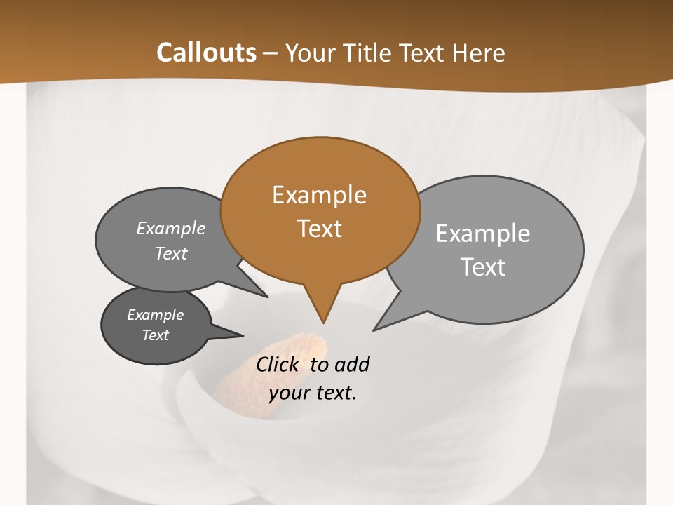 Trauer Gru Valentin PowerPoint Template