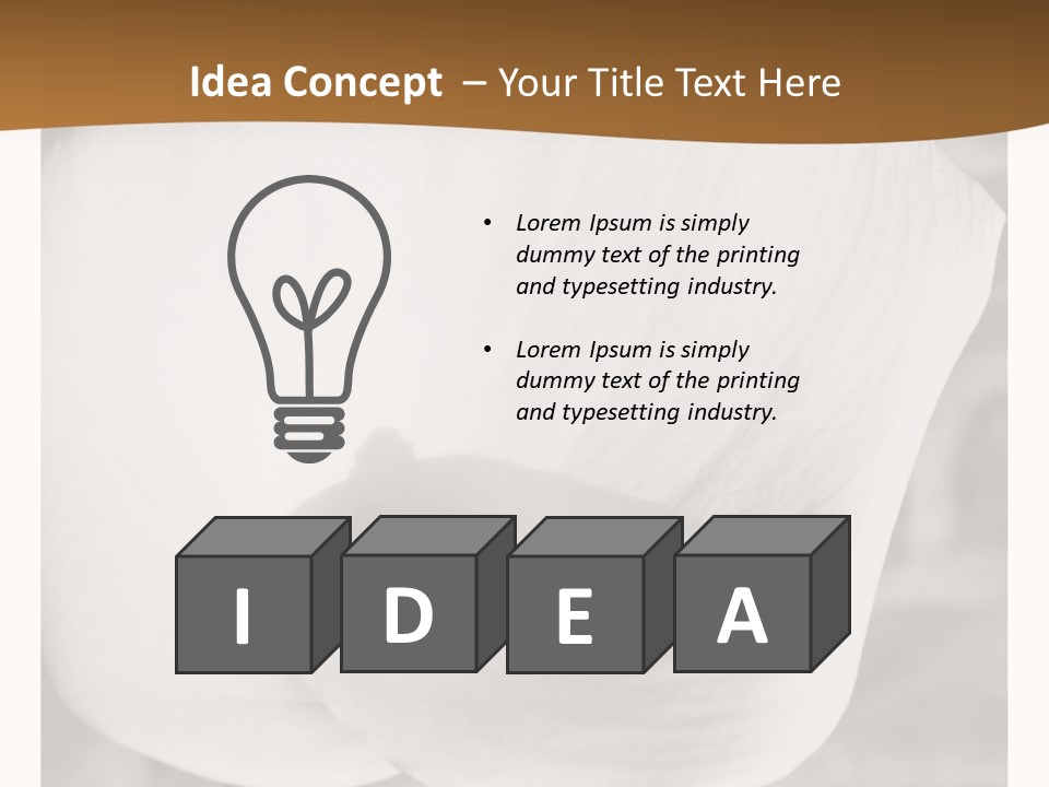 Trauer Gru Valentin PowerPoint Template