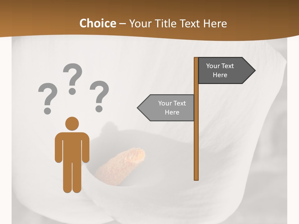 Trauer Gru Valentin PowerPoint Template