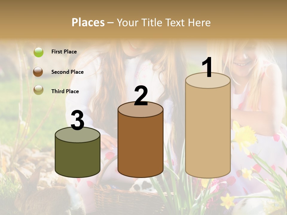 Blue Bunny Green PowerPoint Template