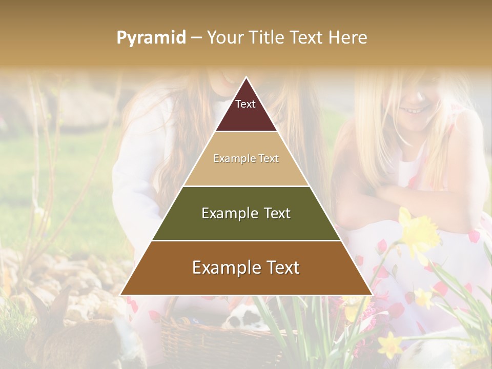 Blue Bunny Green PowerPoint Template