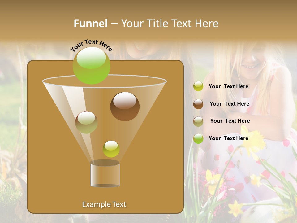 Blue Bunny Green PowerPoint Template