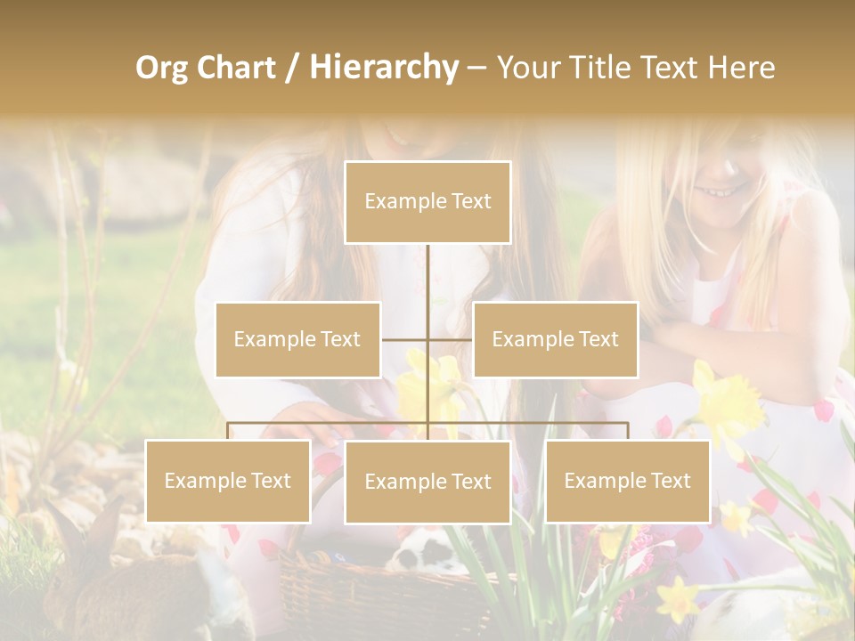 Blue Bunny Green PowerPoint Template