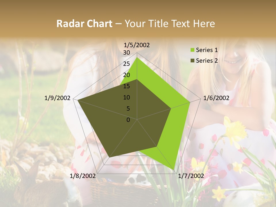 Blue Bunny Green PowerPoint Template