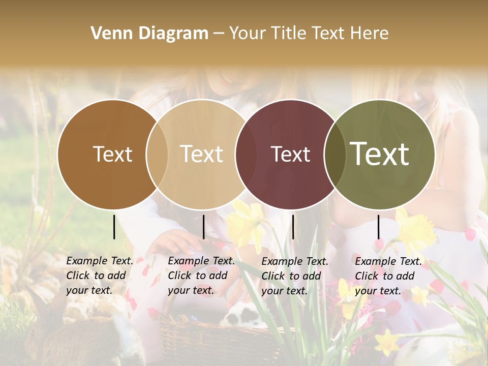 Blue Bunny Green PowerPoint Template