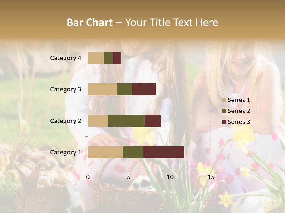 Blue Bunny Green PowerPoint Template