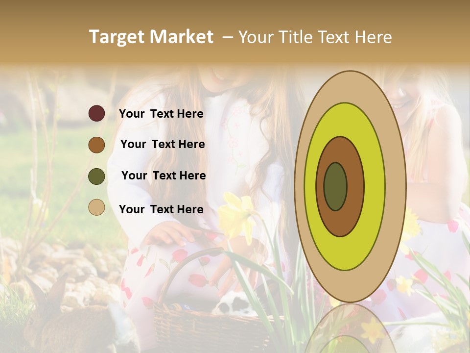 Blue Bunny Green PowerPoint Template