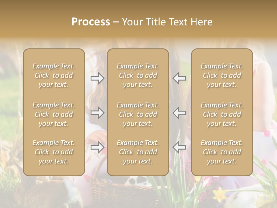 Blue Bunny Green PowerPoint Template