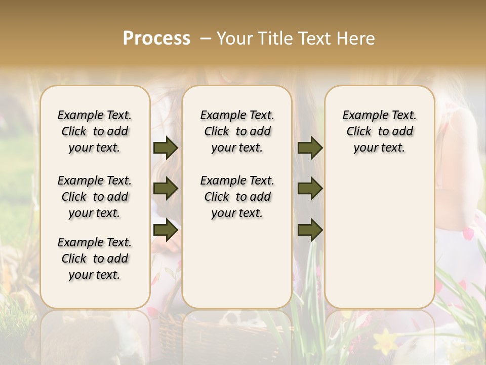 Blue Bunny Green PowerPoint Template