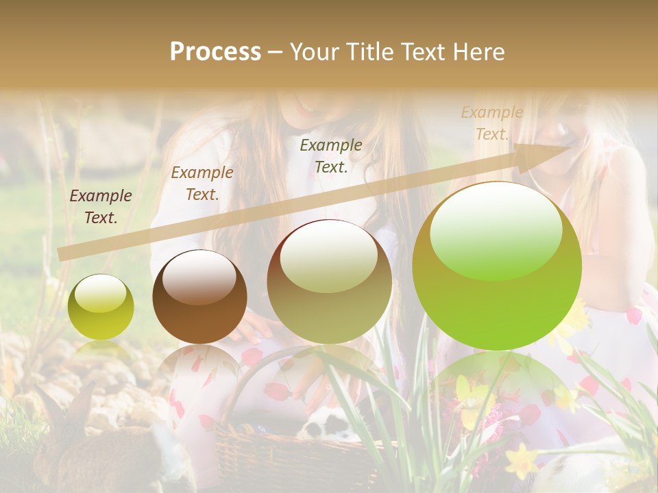 Blue Bunny Green PowerPoint Template