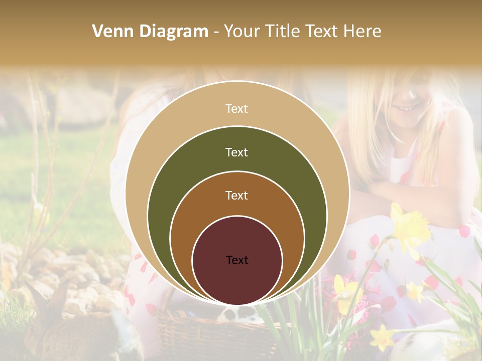 Blue Bunny Green PowerPoint Template