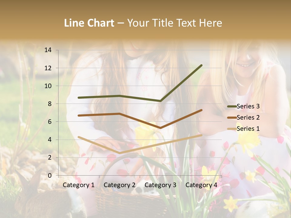 Blue Bunny Green PowerPoint Template
