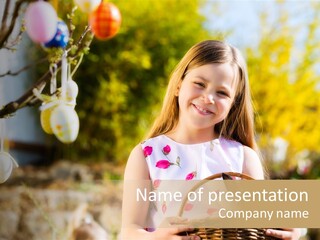 Meadow Blue Grass PowerPoint Template