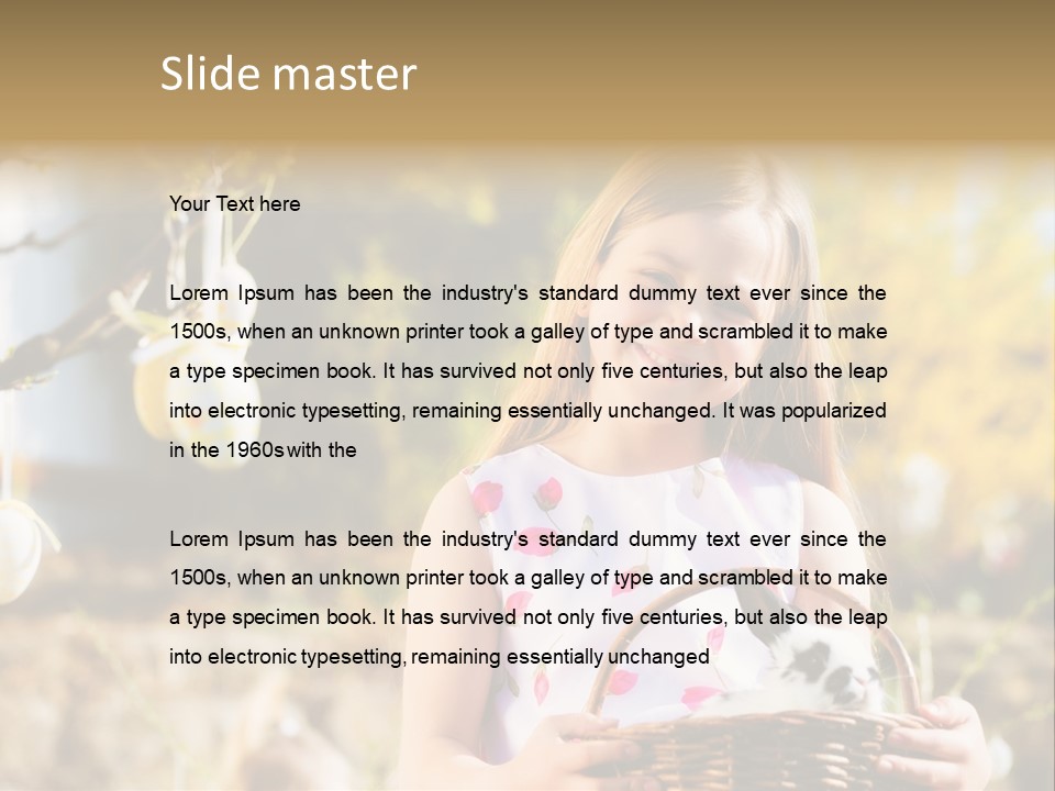 Meadow Blue Grass PowerPoint Template