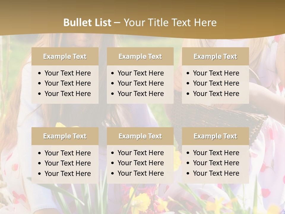 Found Easter Bunny Bunnies PowerPoint Template