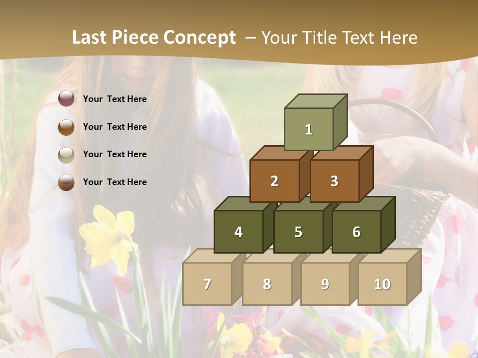 Found Easter Bunny Bunnies PowerPoint Template