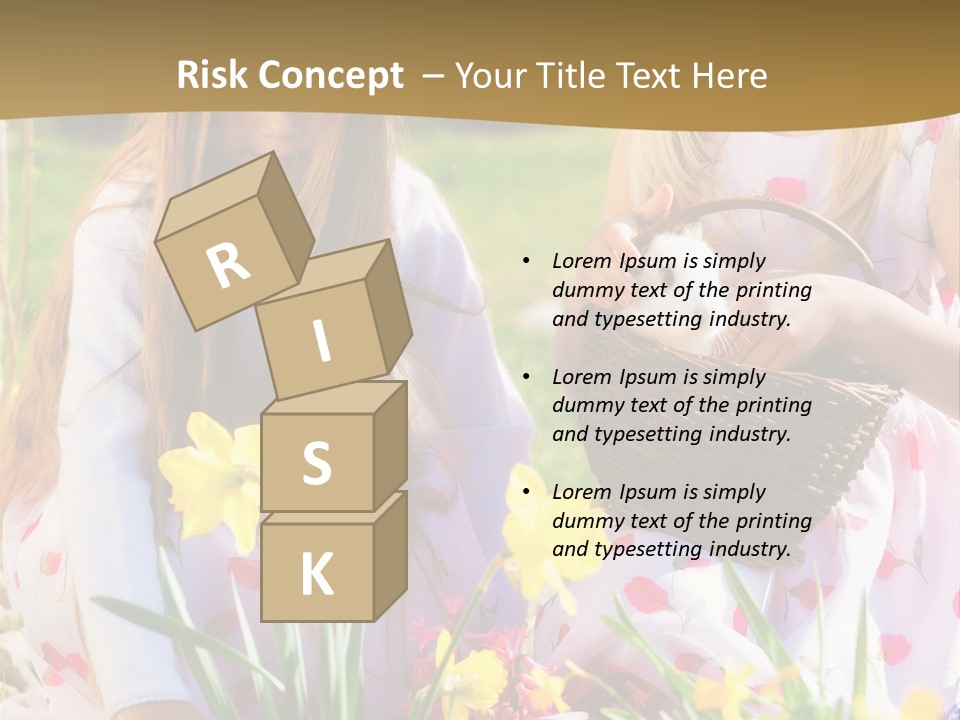 Found Easter Bunny Bunnies PowerPoint Template