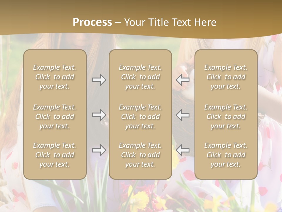 Found Easter Bunny Bunnies PowerPoint Template