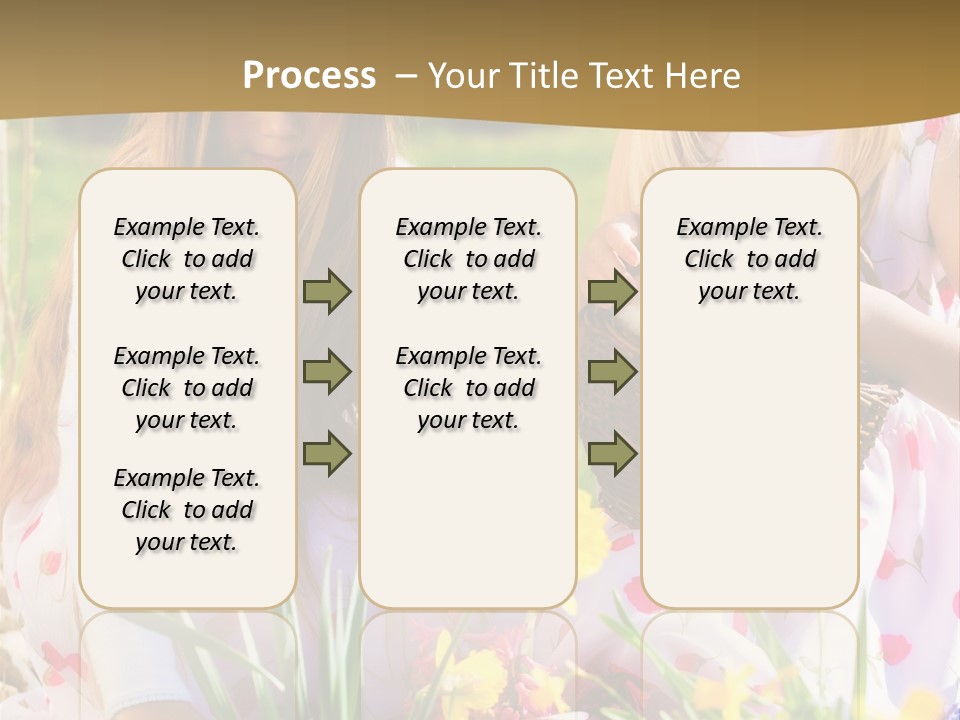 Found Easter Bunny Bunnies PowerPoint Template