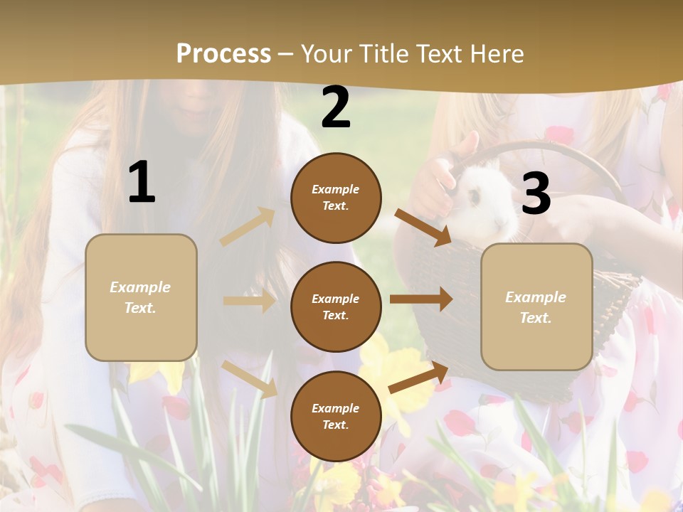 Found Easter Bunny Bunnies PowerPoint Template