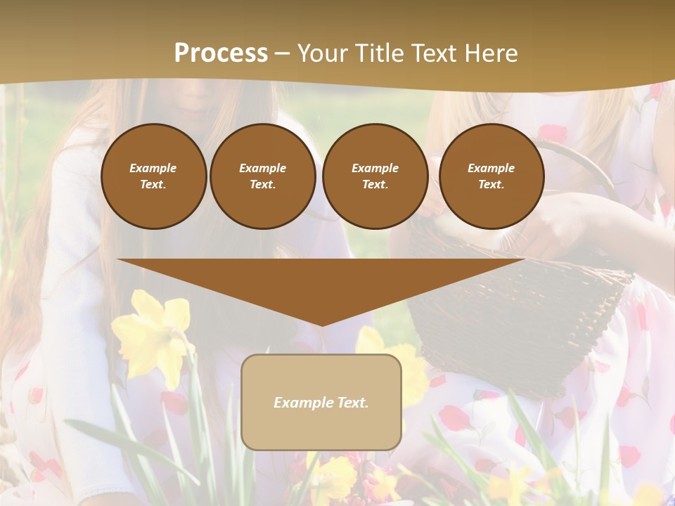 Found Easter Bunny Bunnies PowerPoint Template