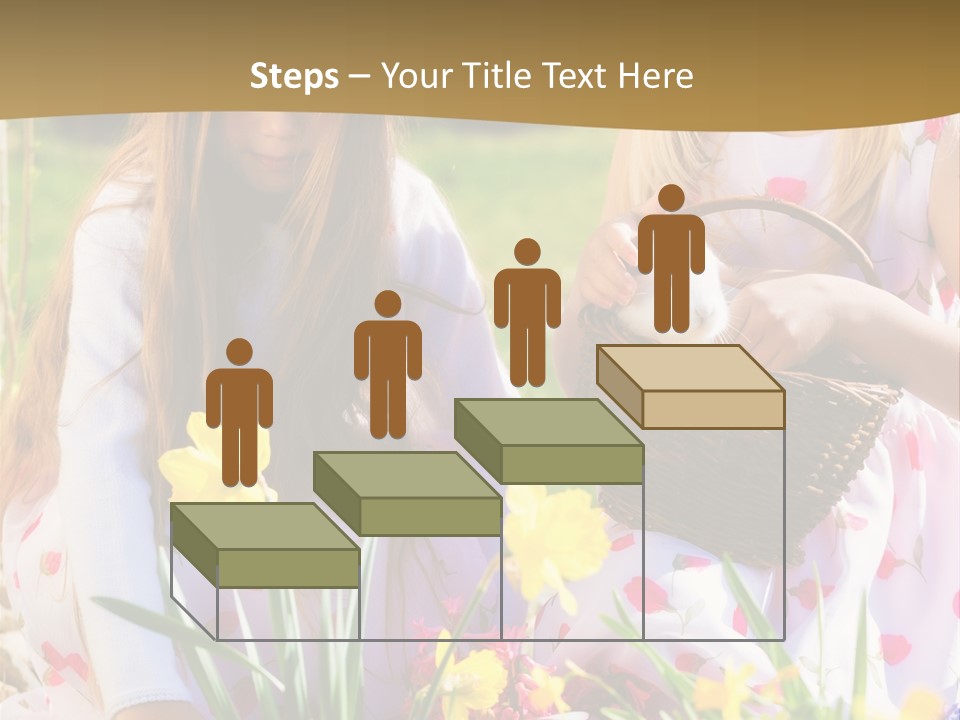 Found Easter Bunny Bunnies PowerPoint Template