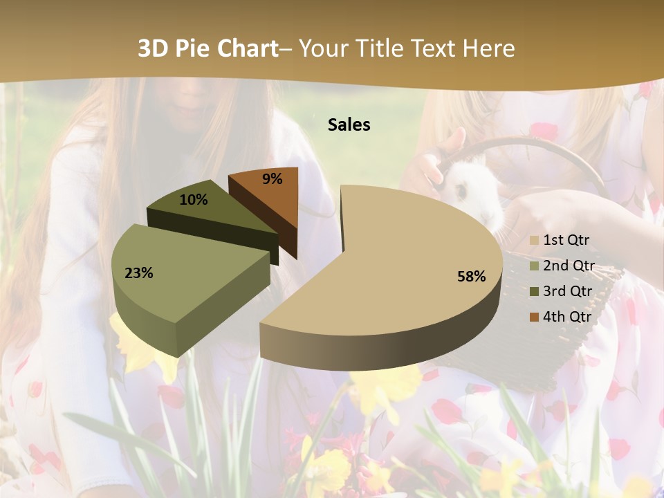 Found Easter Bunny Bunnies PowerPoint Template