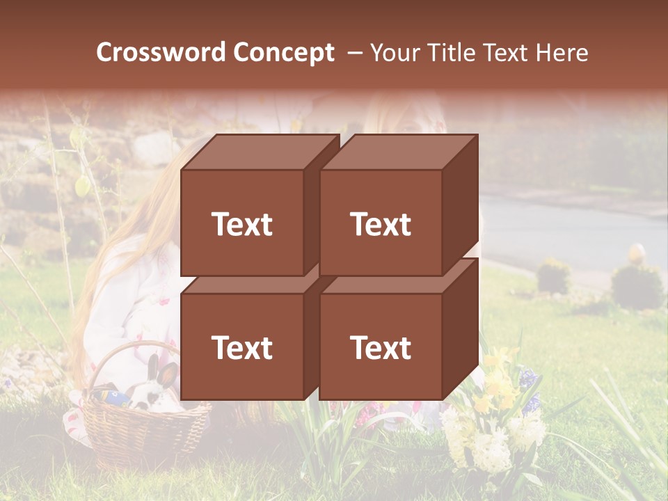 Basket Girls Child PowerPoint Template