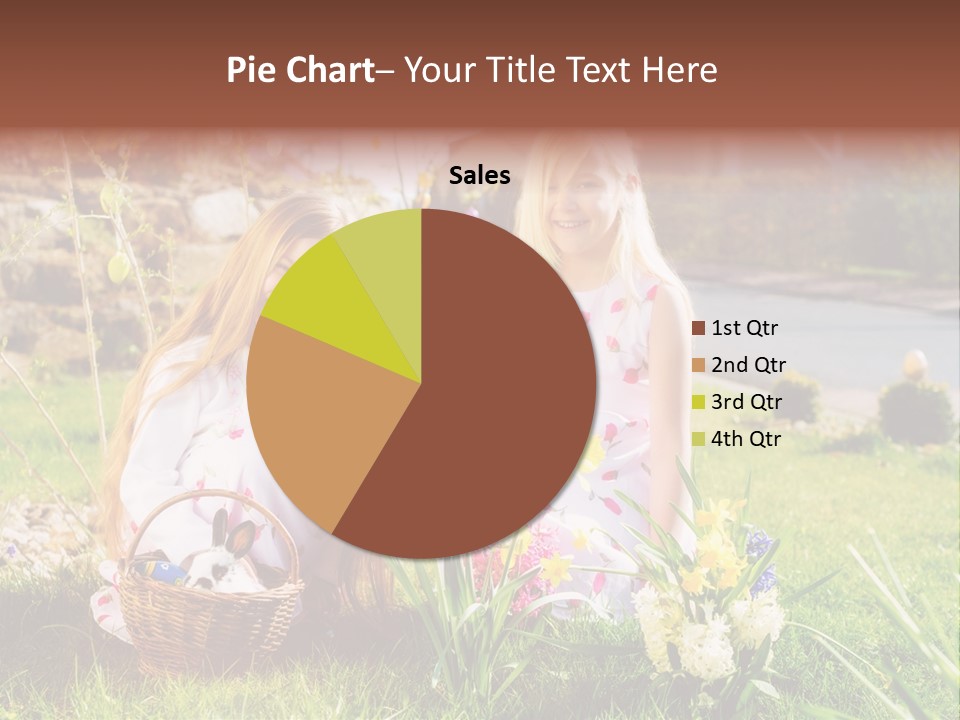 Basket Girls Child PowerPoint Template