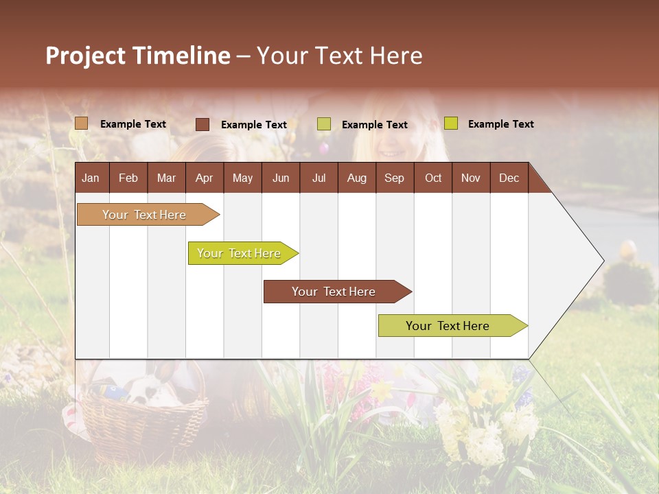 Basket Girls Child PowerPoint Template