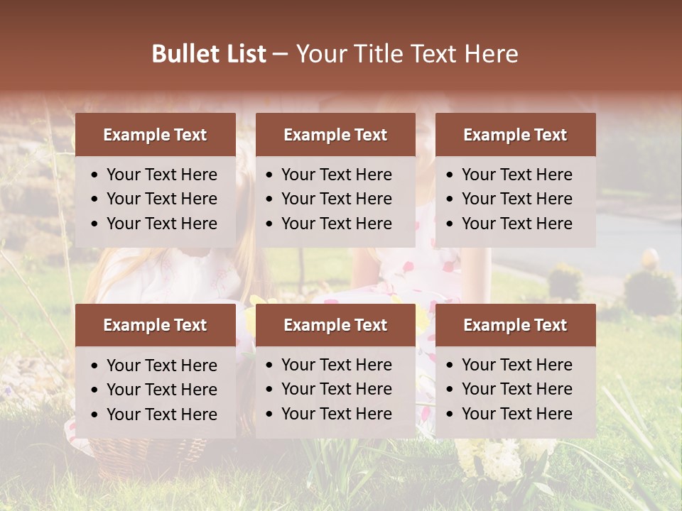 Basket Girls Child PowerPoint Template