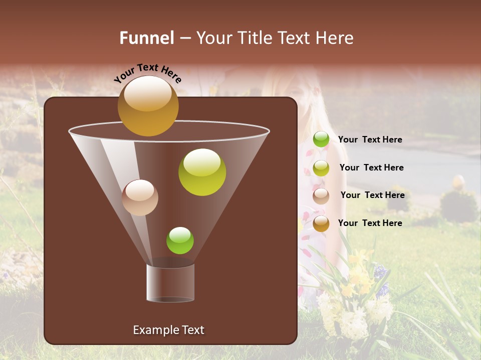 Basket Girls Child PowerPoint Template