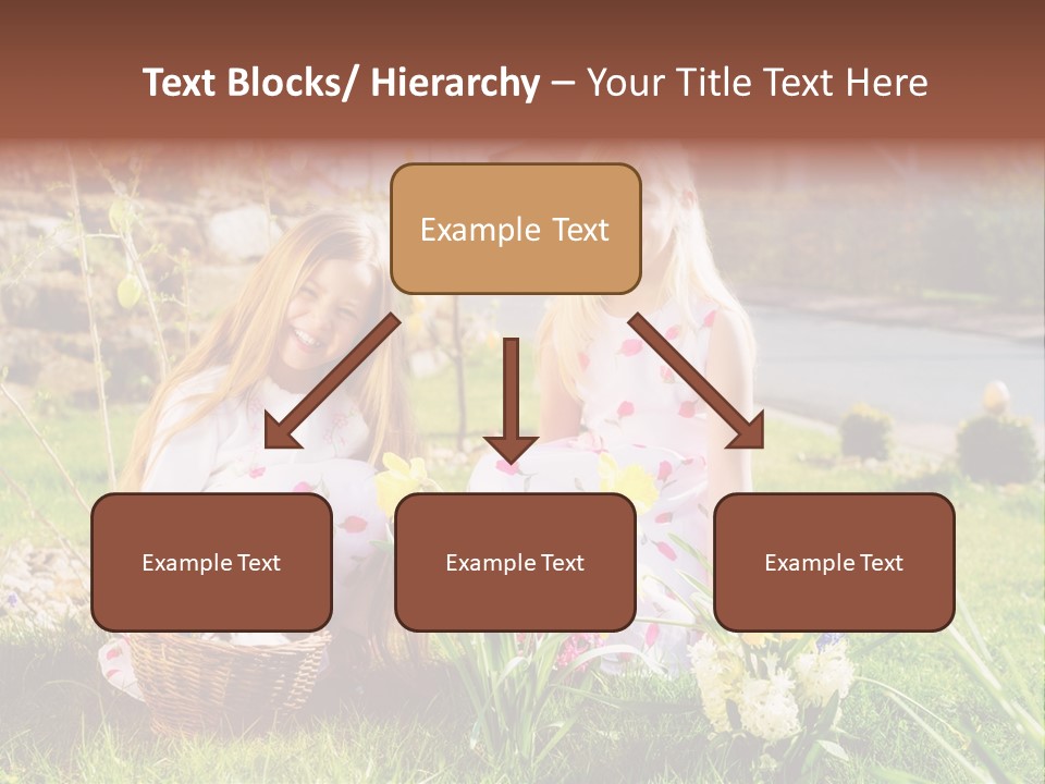 Basket Girls Child PowerPoint Template