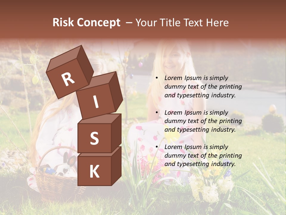 Basket Girls Child PowerPoint Template